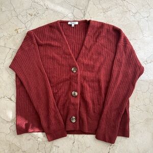 Madewell Ribbed Cardigan Sweater